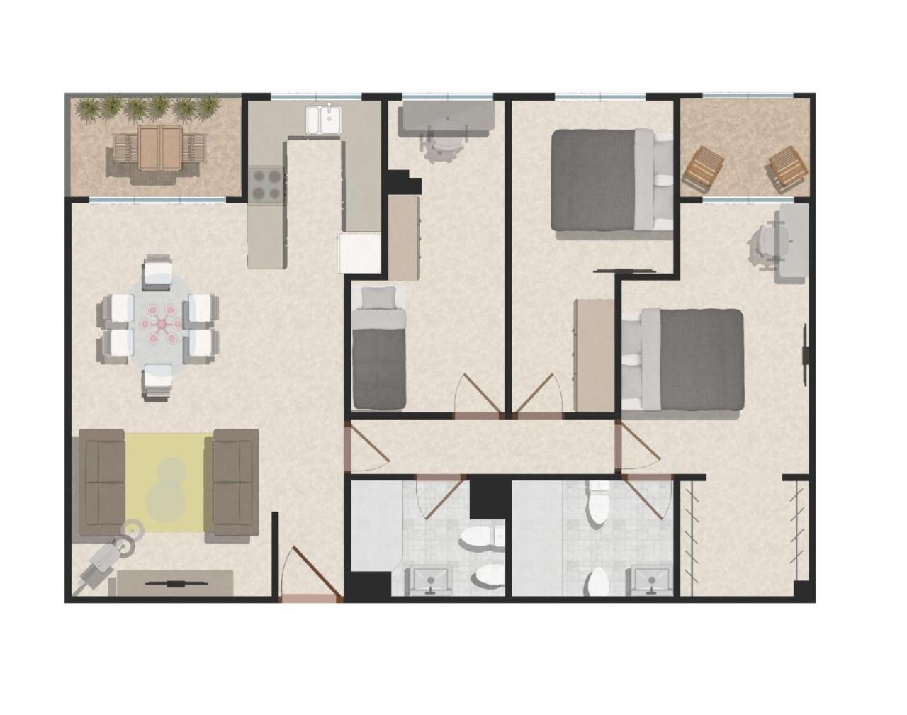 Jardines Del Turia - Espacioso Apartamento Apartman Valencia Kültér fotó