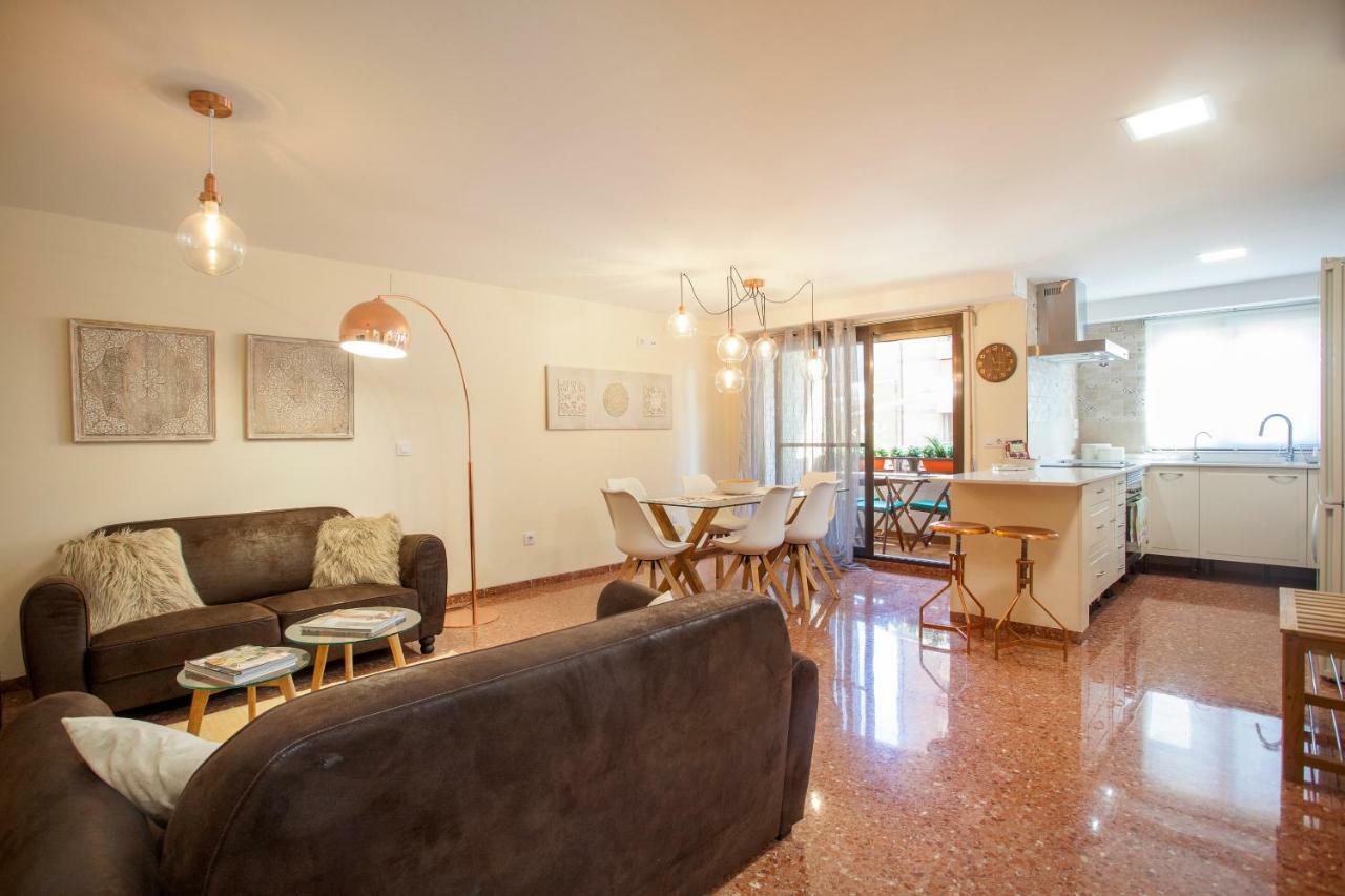 Jardines Del Turia - Espacioso Apartamento Apartman Valencia Kültér fotó